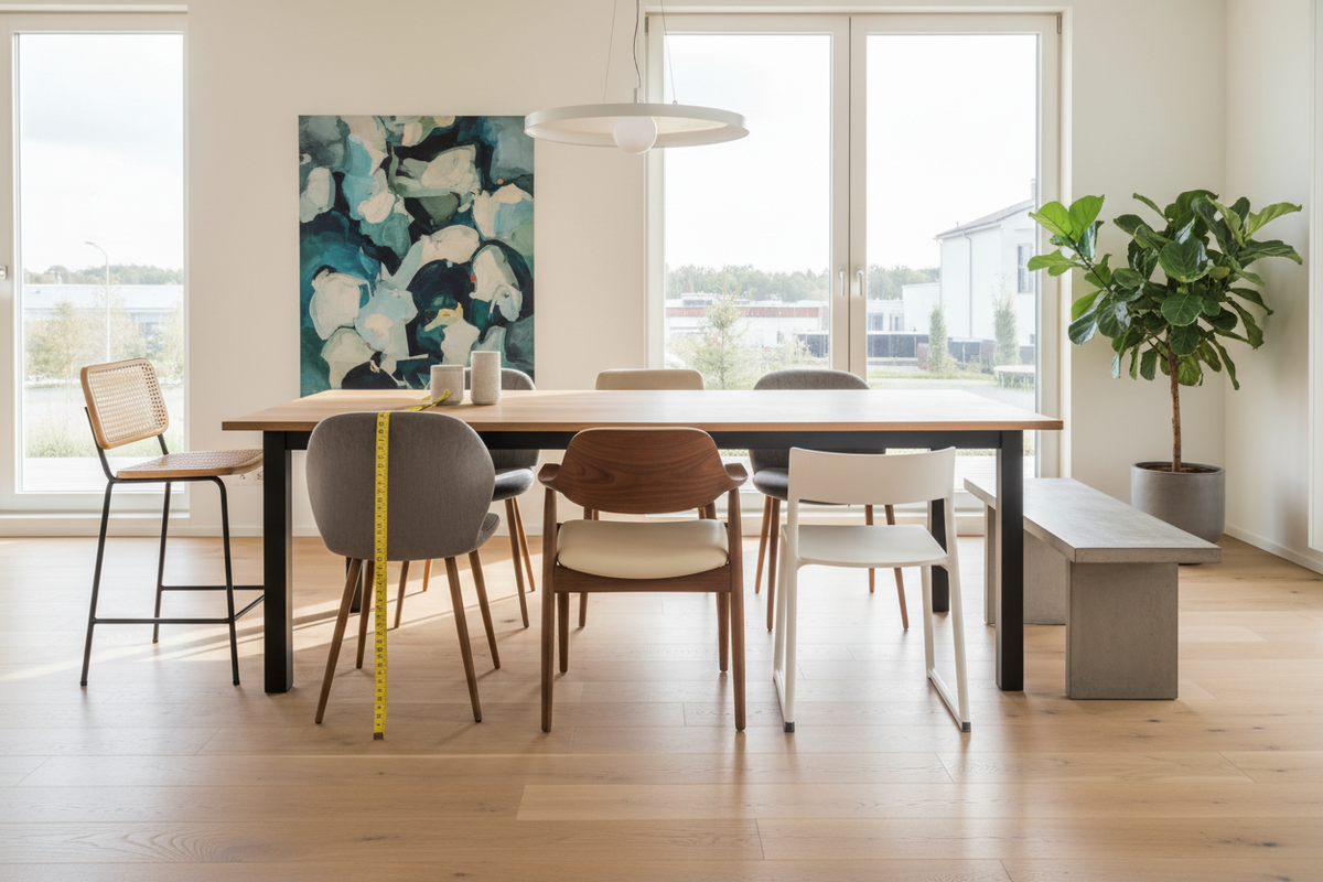How to Choose the Right Dining Chair Height and Size