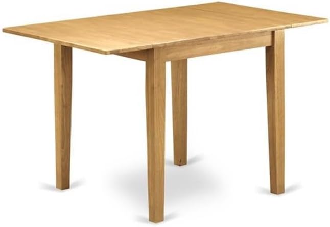 East West Furniture NDNO5-OAK-C 5 Piece Modern Dining Table Set Includes a - Image 3