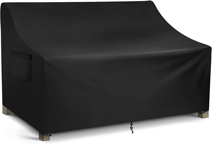 WLEAFJ Patio Sofa Cover Waterproof, Outdoor Loveseat Cover, Heavy Duty Deep by WLEAFJ