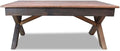 Handmade Rustic Farmhouse Coffee Table from Mixed Recycled Woods, 43.3 x 23.6 x by WEHUOSIF