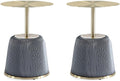 Manhattan Comfort Anderson Modern 15.75" Round End Tables 1.0 by ManhattanComfort