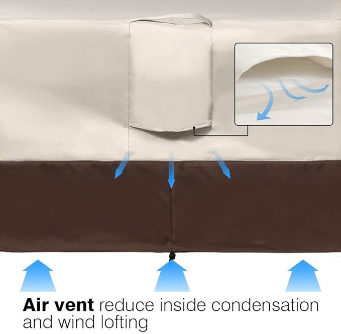 VAILGE Heavy Duty Patio Sofa Cover, 100% Waterproof Outdoor Sofa Cover - Image 7