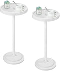 HOOBRO Small Round Side Tables, Drink Tables, Coffee Martini Tables by HOOBRO