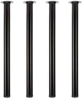 QLLY 29.5 inch / 75cm Adjustable Metal Desk Legs, Heavy Duty Furniture Table by QLLY