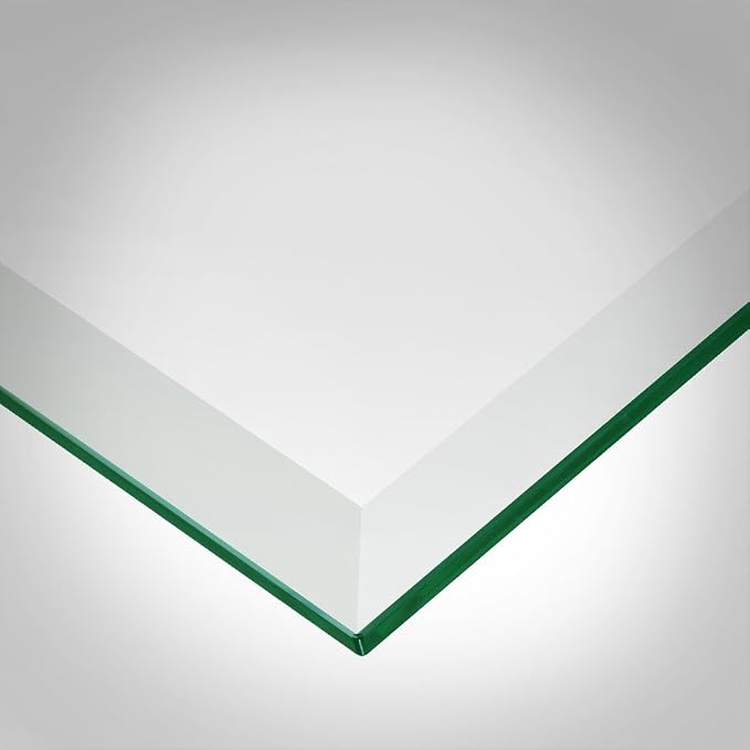 Dulles Glass 12 inch Square Glass Table Top - Image 4