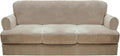 CUCRAF Cushion Sofa Cover 4 Piece Slipcovers, Soft Thick Velvet Couch Cover by CUCRAF