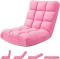 Folding Floor Gaming Chair 14-Poistion Cushioned Adjustable Floor Lazy Sofa by Avocahom