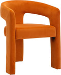 BESTANO Modern Velvet Fabric Upholstered Dining Chairs by BESTANO