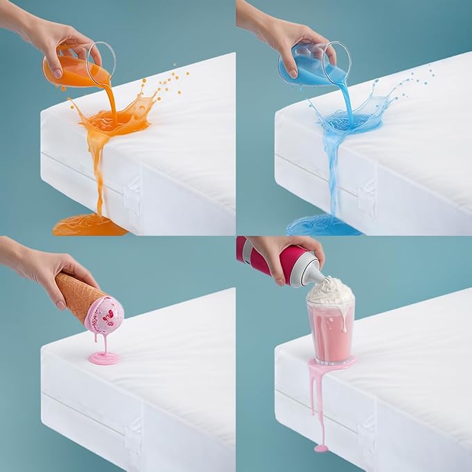 Utopia Bedding Mattress Protector Zippered Super Queen Size, 100% Waterproof - Image 5