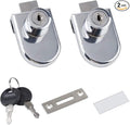 2Pcs Glass Cabinet Lock with Keys, Display Case Lock by Unknown
