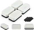 EclatBain Rectangle Bed Risers Furniture Risers Heavy-Duty Rectangular by Unknown