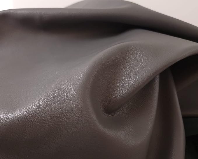 NAT Leathers | Gray Soft Faux Vegan Leather PU {Peta Approved Vegan} | 5 Yards - Image 2