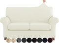 ZNSAYOTX 3 Piece Loveseat Covers by ZNSAYOTX