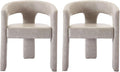 VESCASA Faux Leather Barrel Dining Chair by VESCASA