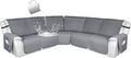 HDCAXKJ 100% Waterproof Reclining Sectional Couch Covers L Shape Recliner Sofa by HDCAXKJ