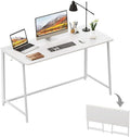WOHOMO Folding Desk, 47.2" Foldable Computer Desk by WOHOMO