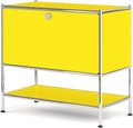 Metal Sidetable with Flap Door, 27.5" Height by SIMPLINK