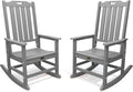 THOEOE Oversized Rocking Chair Set of 2, Outdoor Rocking Chair by THOEOE