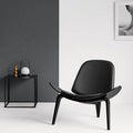 OAKHAM Comfy Shell Chair, Mid Century Modern Accent Chair by OAKHAM