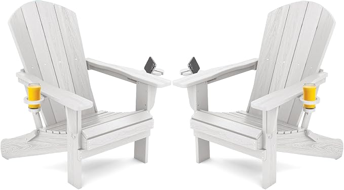 SERWALL Adirondack Chair with Cup Holders by SERWALL