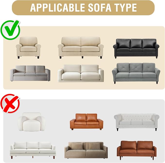 H.VERSAILTEX Stretch Sofa Covers - Image 9