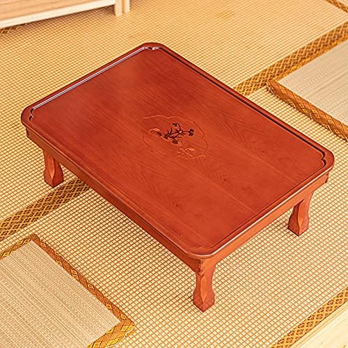 Multifunctional Korean Wooden Coffee Table, Square Folding Dining Table - Image 6