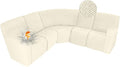 ALIECOM 100% Waterproof Recliner Sectional Couch Covers L Shape Stretch Corner by ALIECOM