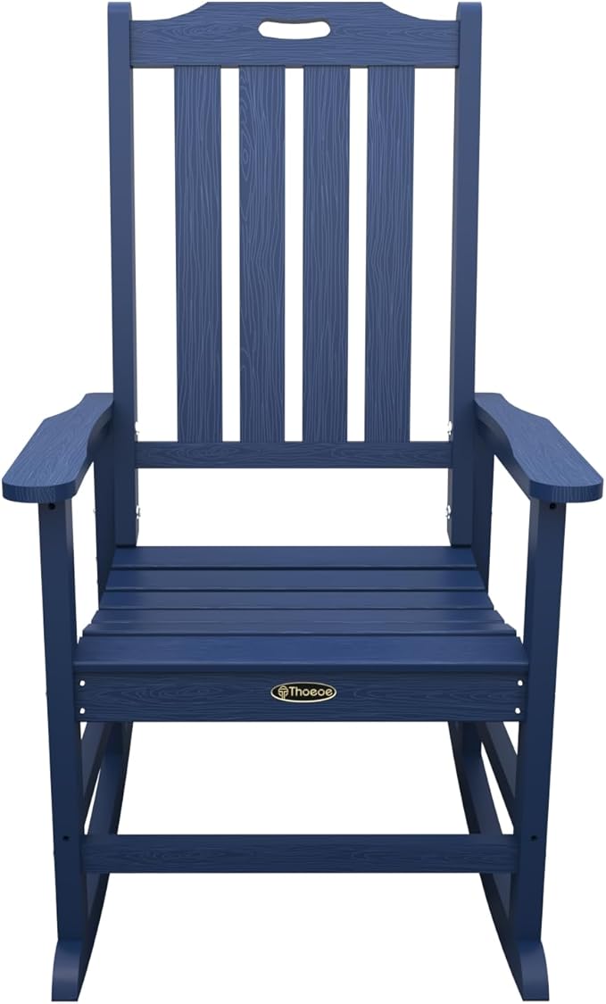 THOEOE Oversized Rocking Chair Set of 4, Outdoor Rocking Chair - Image 8