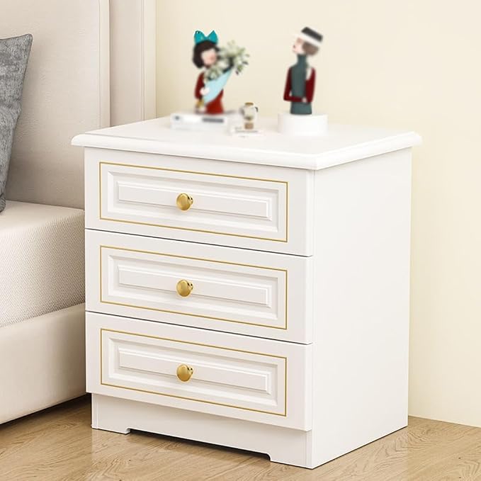 Snack Table Light Luxury Solid Wood Bedside Table, Simple Home Storage Cabinet - Image 5