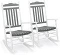 VINGLI Wooden Rocking Chair Outdoor, Patio Rockers by VINGLI
