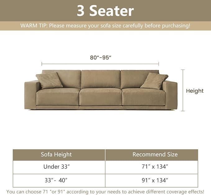 MYSKY HOME Boho Couch Cover Navy Sofa Covers - Image 5