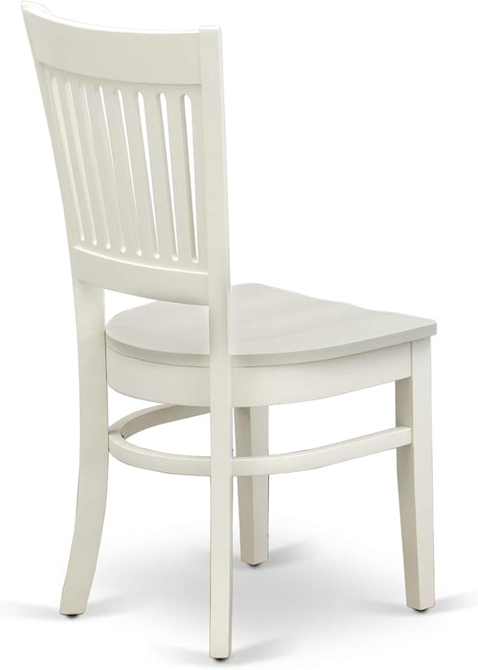 East West Furniture ANVA3-LWH-W 3 Piece Dining Room Furniture Set Contains a - Image 8