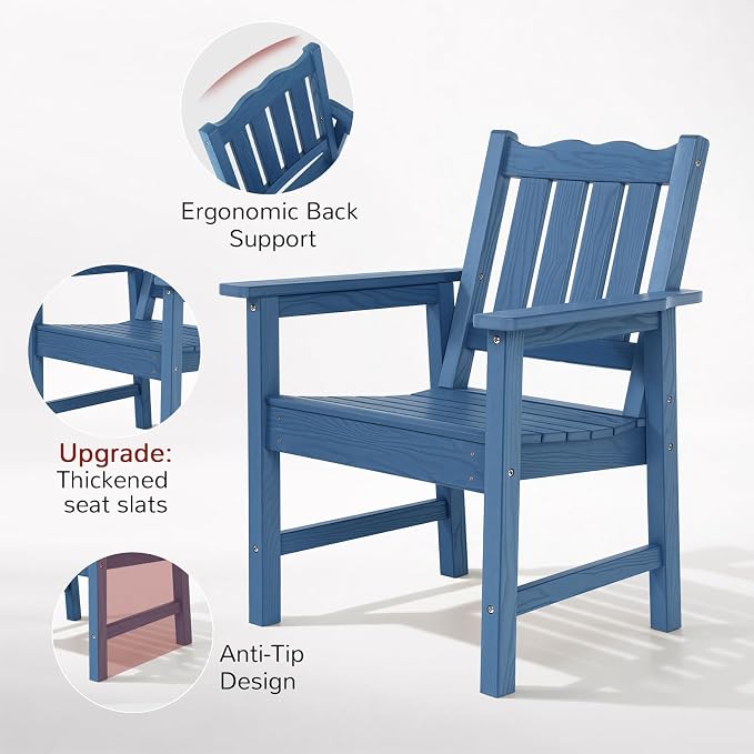 Stoog All-Weather Patio & Garden Chair, Outdoor Dining Chair - Image 7