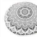 Mandala Floor Pillow Cover Meditation Cushion Seating Throw Hippie Round by EyesofIndia