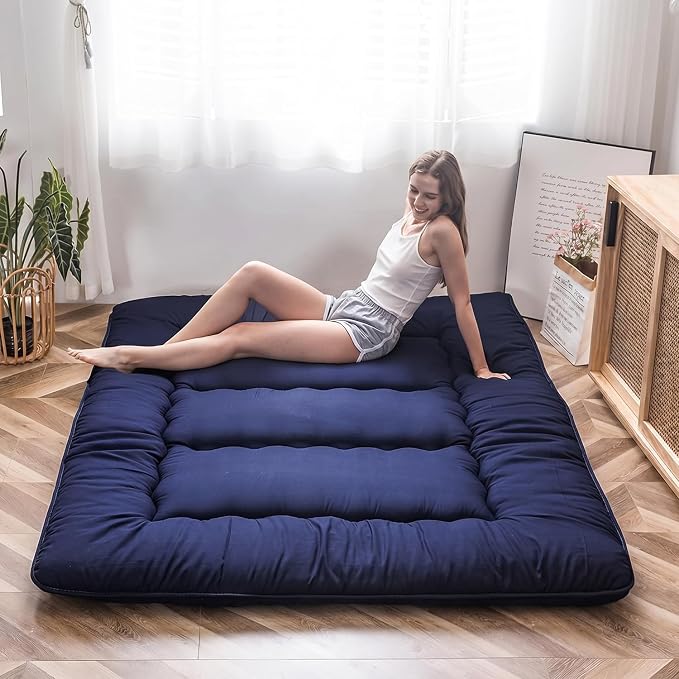MAXYOYO Japanese Floor Mattress Futon Mattress, Thicken Tatami Mat Sleeping Pad - Image 7