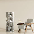 YOWOS Rotating Bookshelf Tower, 360° Display Spinning Bookcase, Bamboo by YOWOS