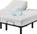 Quilted 28-30" Split Top California King Mattress Protector Pad by Kingnex