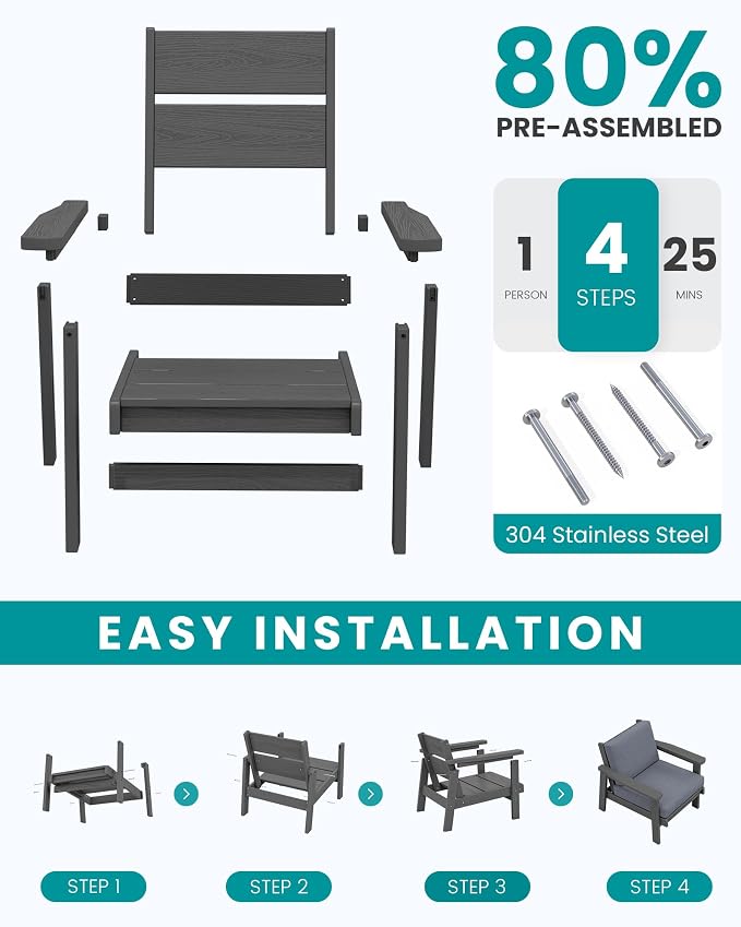 SERWALL HDPE Outdoor Couch - Image 8