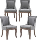 Modern Dining Chairs Set of 4, High Back Dining Chairs Side Chairs by MZDOO