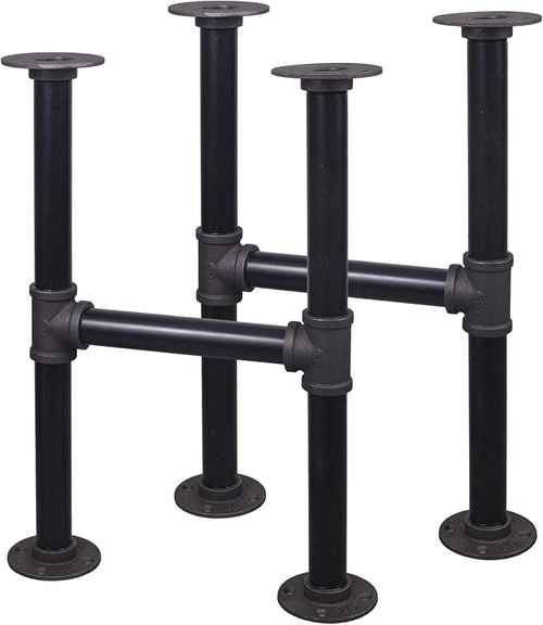 16'' Hight H-Shape Industrial Table Leg Set by NIUBIDINDUSTRIALFURNITUR