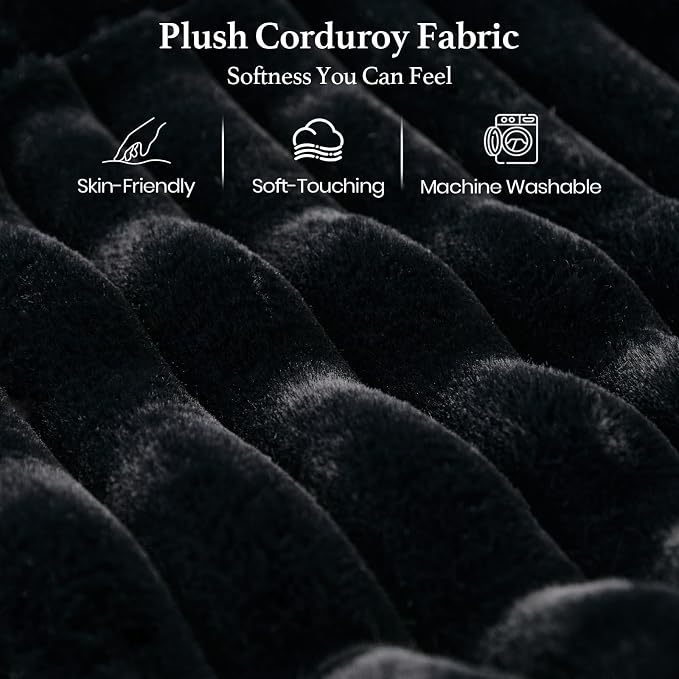 Belffin Corduroy Fabric Ottoman - Image 7