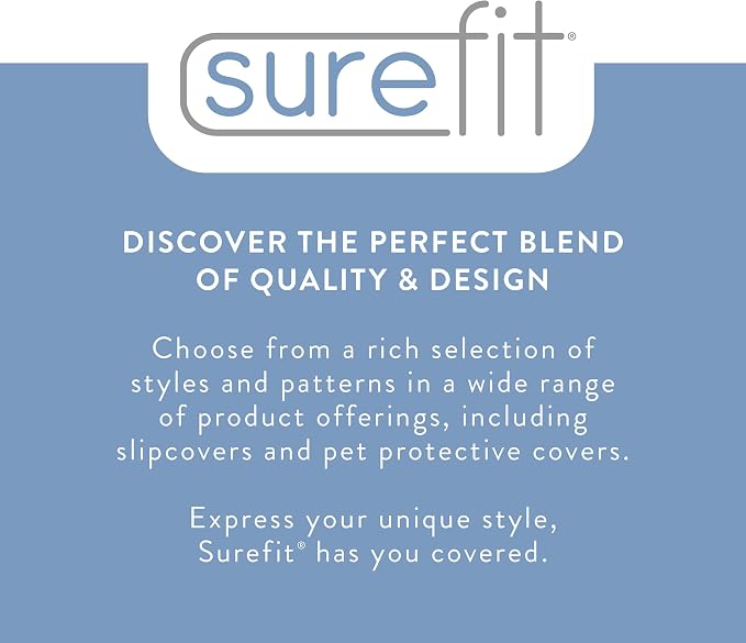 SureFit Cotton Duck Canvas Short Dining Room Chair Covers, Dining Chair Cover - Image 2