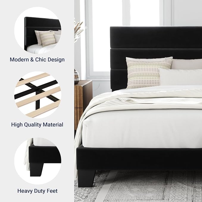 Allewie Full Size Platform Bed Frame - Image 6