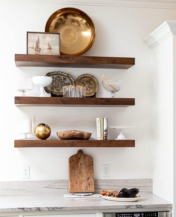 LEOPO 12-Pack 6 inch Floating Shelf Brackets, Hidden Shelf Bracket - Image 7