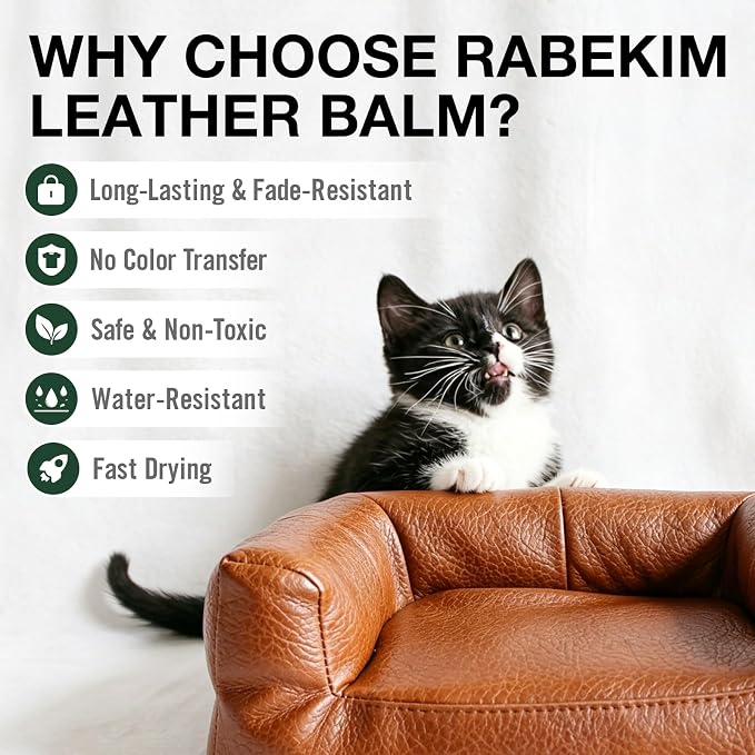 Medium Brown Leather Repair Kit, Leather Recoloring Balm – Restore & Repair - Image 6