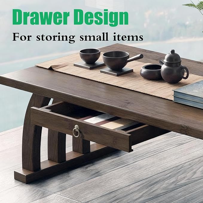 Sturdy Portable Japanese Floor Table - Image 4