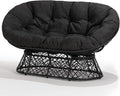 Bme Double Papasan Chair, 600lbs Capacity, Ergonomic Design, Soft Thick Fabric by Bme