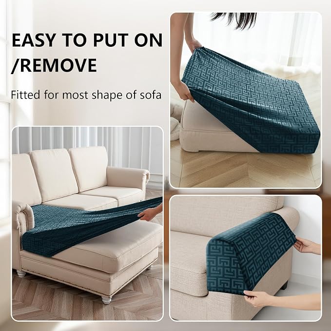 UNBBRRL Stretch Couch Armrest Covers - Image 4
