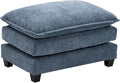 Ihanherry Ottoman for Modular Sectional Cloud Sofa, Chenille Deep Seat Couch by iHanHerry