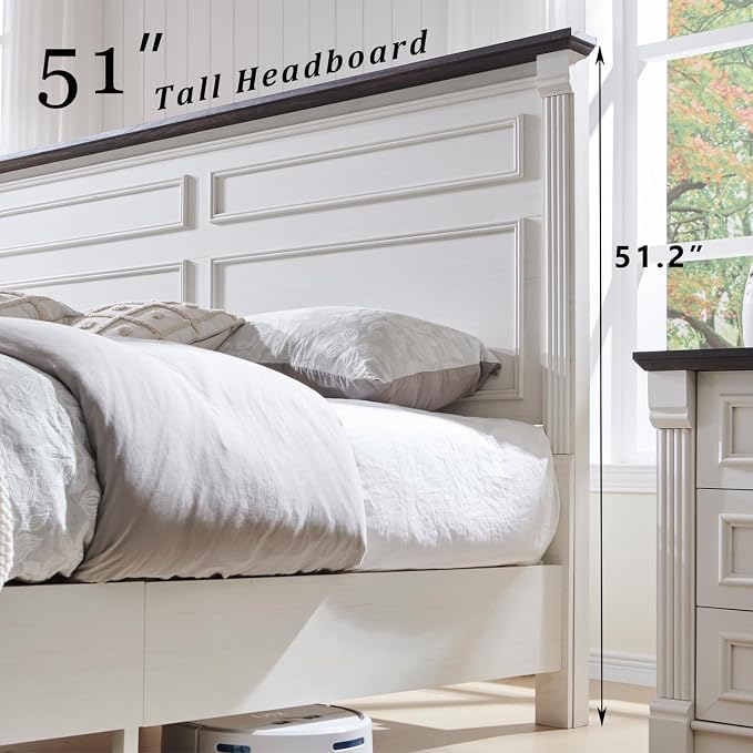Aitjunz Farmhouse King Size Bed Frame - Image 4